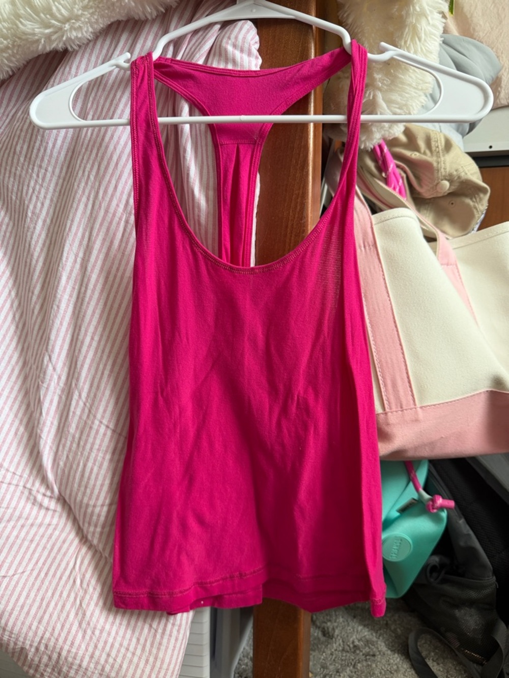 lululemon athletica Hot Pink Racerback Tank Top